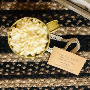 Maple Buttercream Soy Candle/Homemade/Vintage Cup/ 14oz